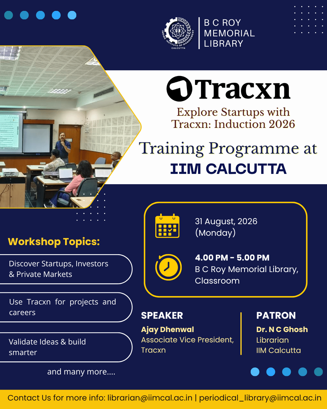 Tracxn Session Poster