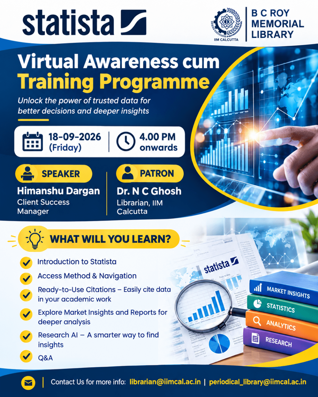 Statista Training Session Poster